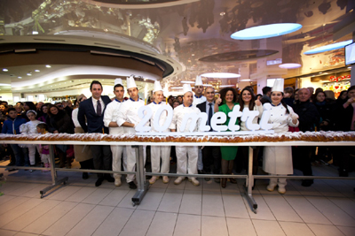 A Pompei la brioche dei record. 20 metri di bontà