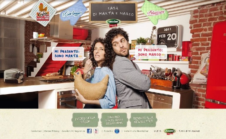 Marta e Marco, la coppia Amadori per la nuova campagna pubblicitaria