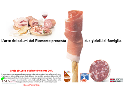 Il salame del Piemonte star dei giornali