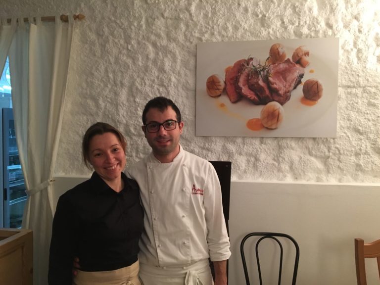 Due cuori per un’Aroma. Passione ed arte in cucina per chef Guidantoni nel cuore dell’Umbria