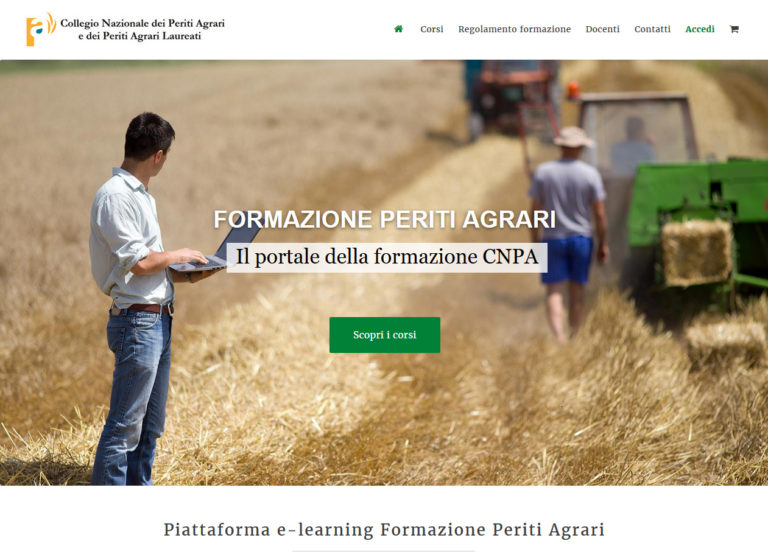 Formazione continua Periti Agrari. Online la nuova piattaforma