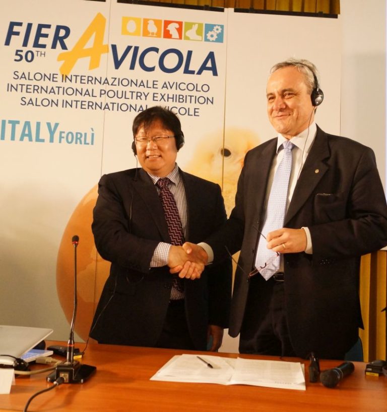 Il know-how avicolo italiano conquista la Cina. Siglato un protocollo con Fiera di Forlì