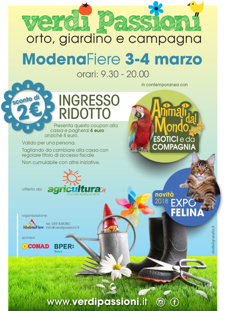 Verdi Passioni – 3, 4 marzo ModenaFiere – SCARICA IL COUPON