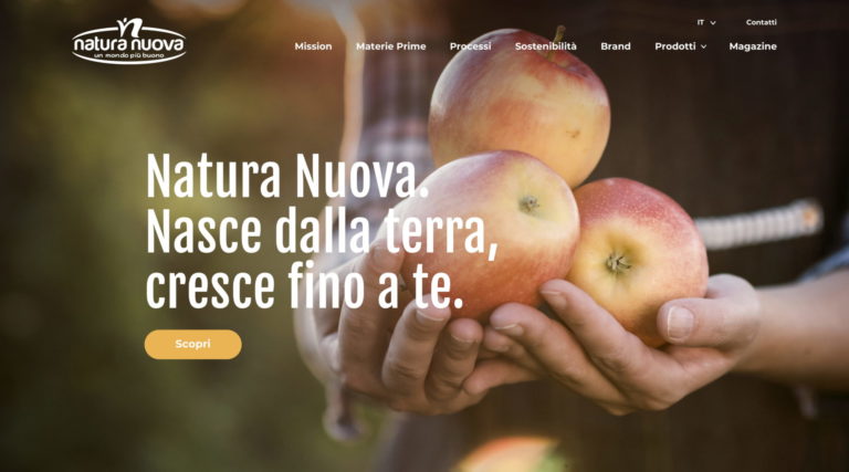 Online la nuova strategia di comunicazione corporate di Natura Nuova