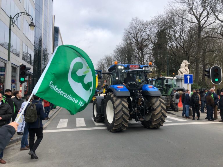 Bilancio Ue. Presidio Cia a Bruxelles: con taglio risorse Pac a rischio svolta green