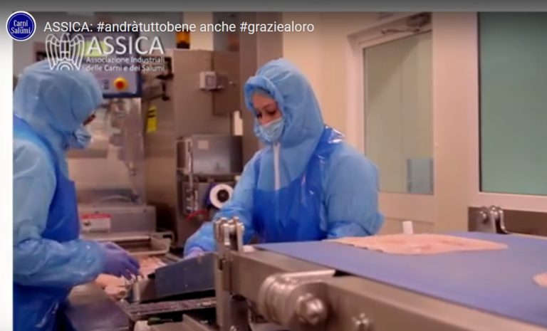 Grazie a loro! Il video di Assica per ringraziare gli addetti dell’industria carni suine e salumi