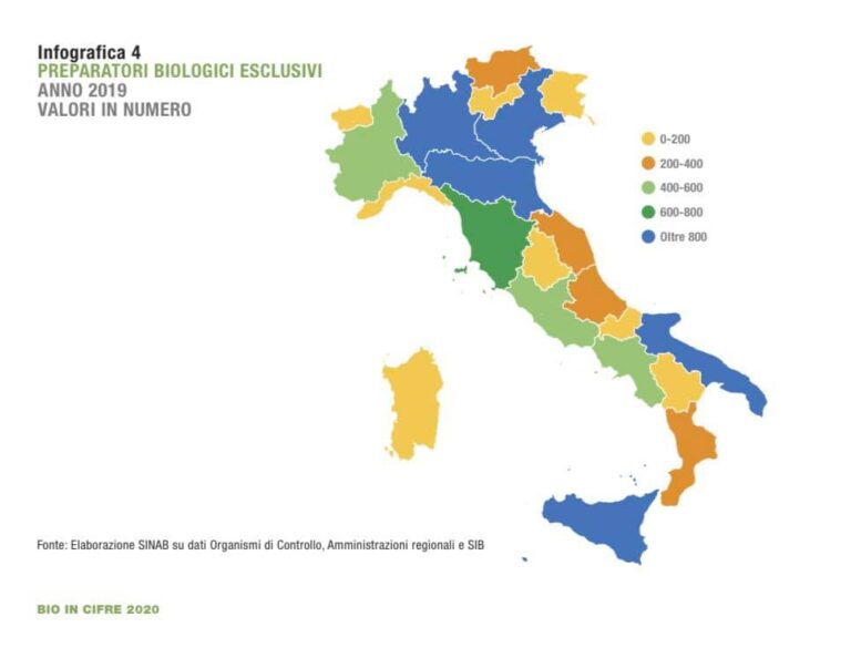 Cresce l’agricoltura biologica in Italia. Oltre 80mila aziende agricole (+2%)