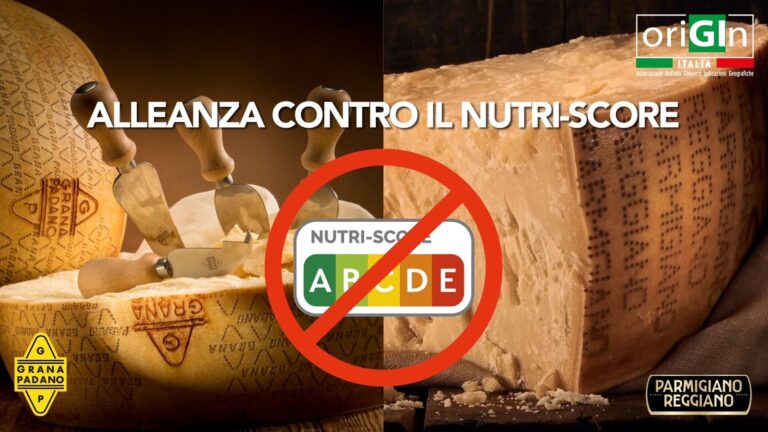 Origin Italia plaude all’iniziativa dei Consorzi Grana Padano e Parmigiano Reggiano contro il Nutri-score