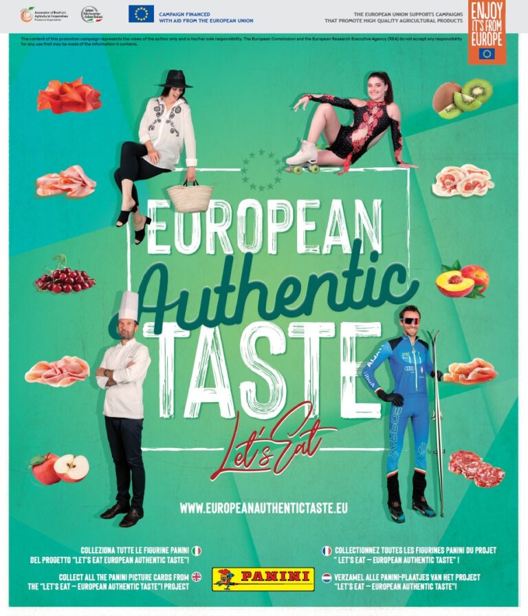 Let’s Eat – European Authentic Taste. Per promuovere frutta e salumi il nuovo album di figurine Panini