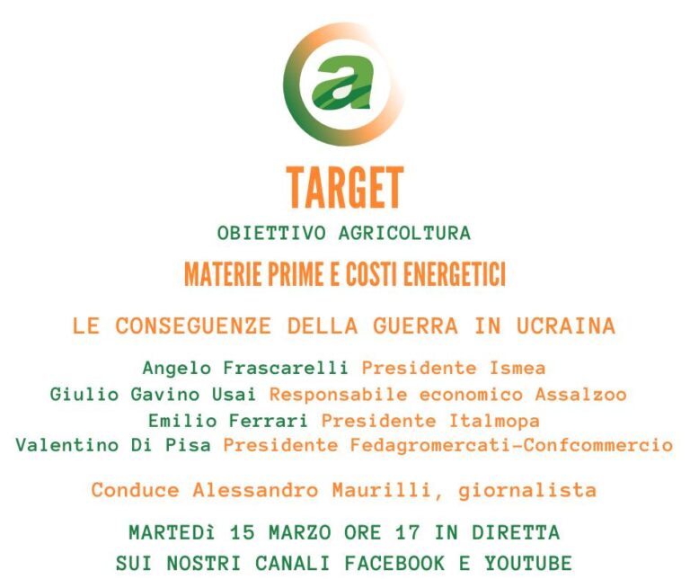 Target 15 marzo. Materie prime e costi energetici: le conseguenze della guerra in Ucraina