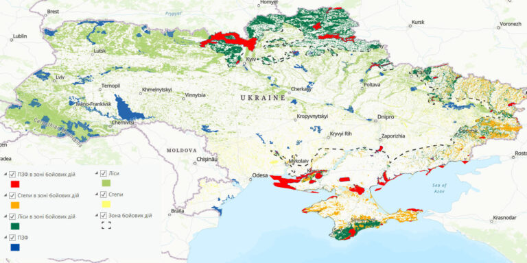 Ucraina, il 44% delle aree naturali è sotto i bombardamenti. Parte la campagna ‘Salviamo insieme la natura nei giorni di guerra’