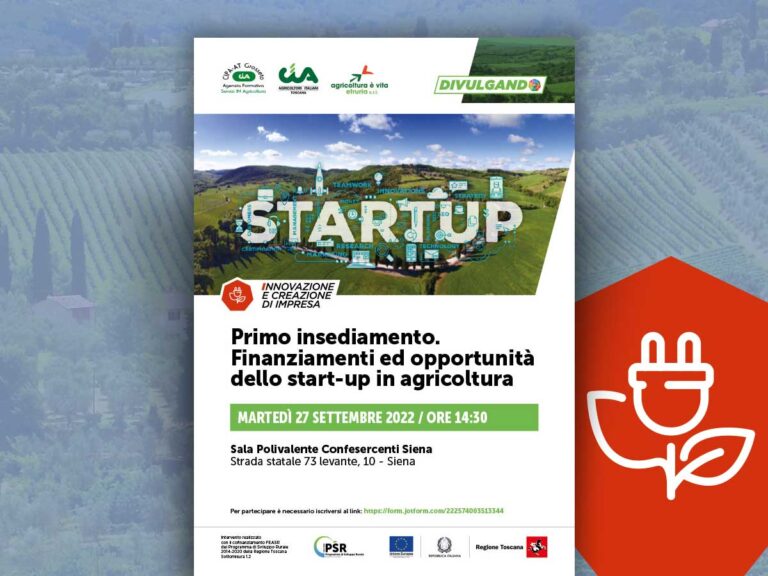 Primo insediamento. Focus della Cia su finanziamenti ed opportunità dello start-up in agricoltura