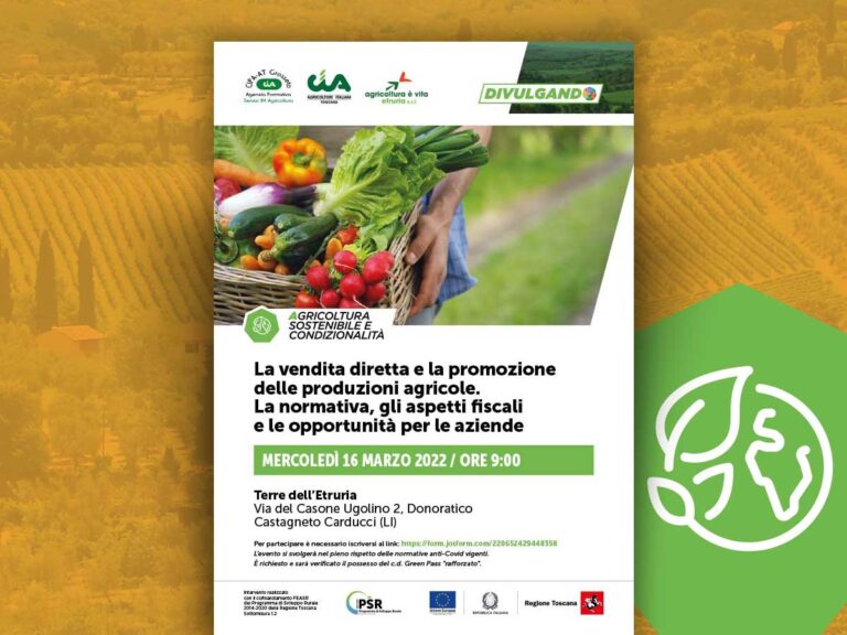 Vendita diretta e promozione delle produzioni agricole