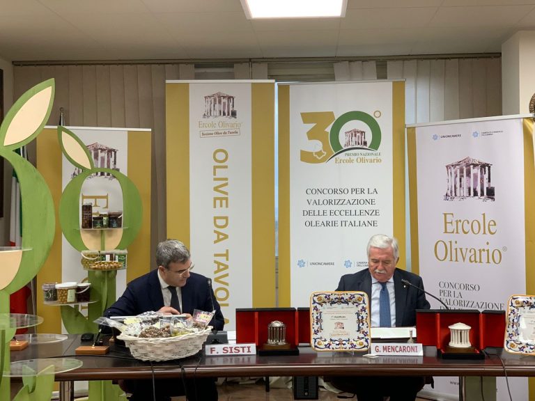 Premiati i vincitori di “Ercole Olivario – Sezione Olive da Tavola” 2022