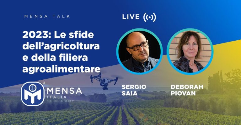 Le sfide dell’agricoltura e della filiera agroalimentare: talk con Sergio Saia e Deborah Piovan il 2 marzo