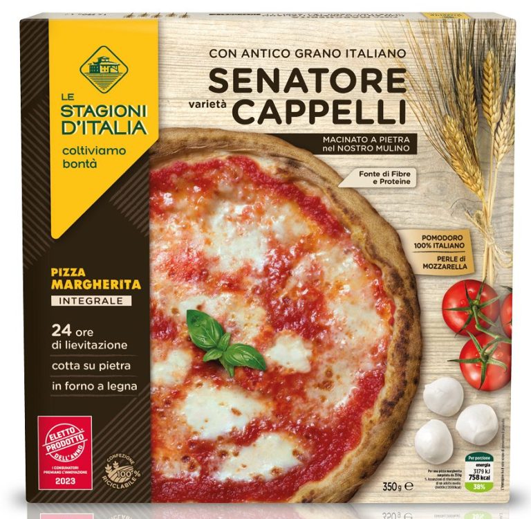 La Pizza con grano Senatore Cappelli ‘Le Stagioni d’Italia’ eletta Prodotto dell’anno 2023