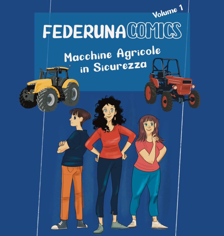 Ad Agrilevante il primo fumetto che spiega la sicurezza nelle macchine agricole con Federunacomics