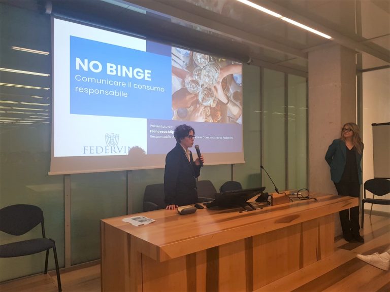 No binge. Federvini all’Università degli Studi Verona per comunicare il consumo responsabile