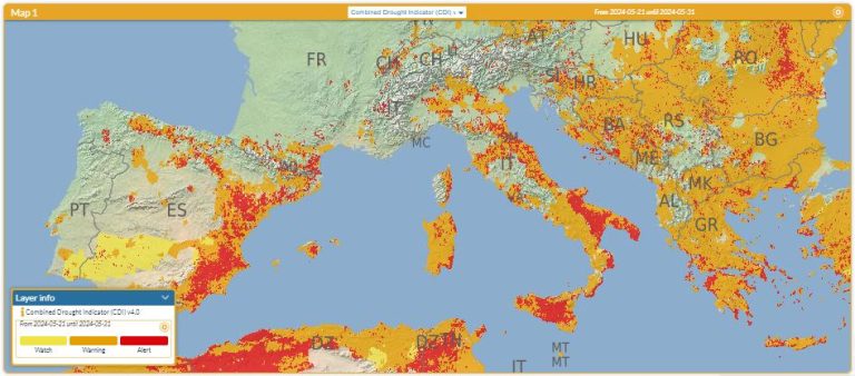 Siccità e caldo: in Sicilia è l’inferno. Preoccupano anche Basilicata e Puglia, ma anche il Centro è assetato. Il bollettino di Anbi