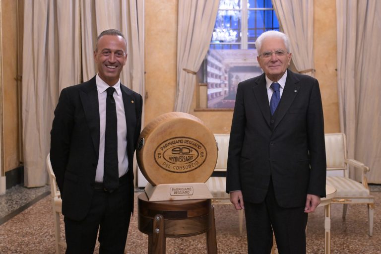 Il Consorzio del Parmigiano Reggiano festeggia i 90 anni di attività con il Presidente Mattarella