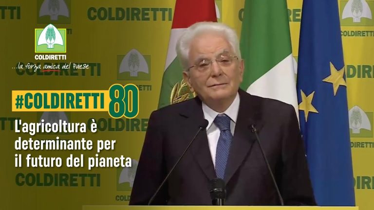 Coldiretti 80 anni, Mattarella: Agricoltura è futuro dell’umanità, non avere paura del nuovo