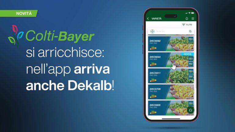 Novità da Bayer: da oggi l’APP Colti-Bayer si completa con l’offerta a marchio Dekalb