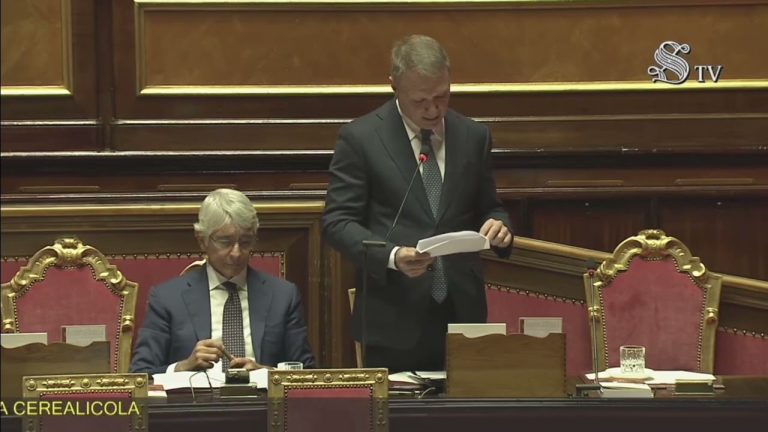 Question Time al Senato per Lollobrigida: risposte su prezzo equo del grano, filiera cereali e Mozzarella Bufala Campana